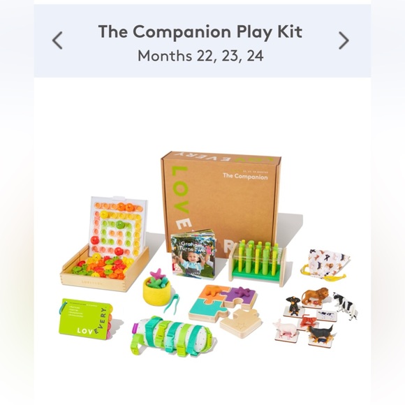 Lovevery Other - LOVEVERY Play Kit Months 22, 23, 24 “The Companion”